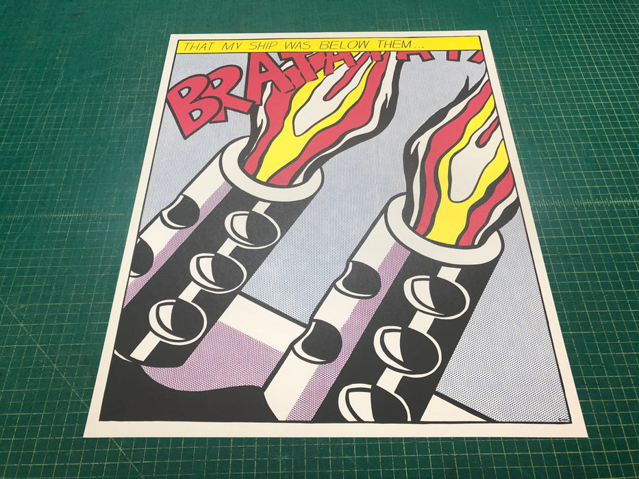 Roy Lichtenstein 'That My Ship Was Below Them' 1997 (Panel 3)