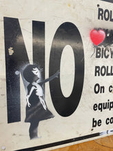 Load image into Gallery viewer, After Banksy &#39;Girl with Ballon&#39; Street Sign