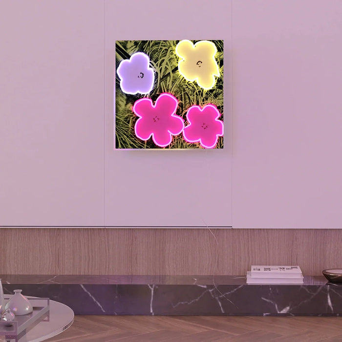 Andy Warhol Flowers - LED neon sign
