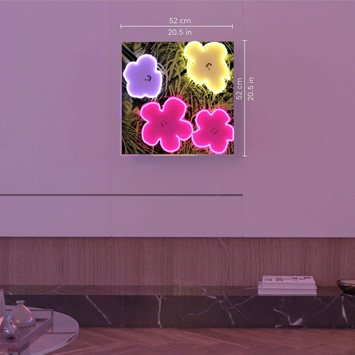 Andy Warhol Flowers - LED neon sign