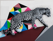 Load image into Gallery viewer, Hama Woods &#39;Leopard Walking&#39; (Original)