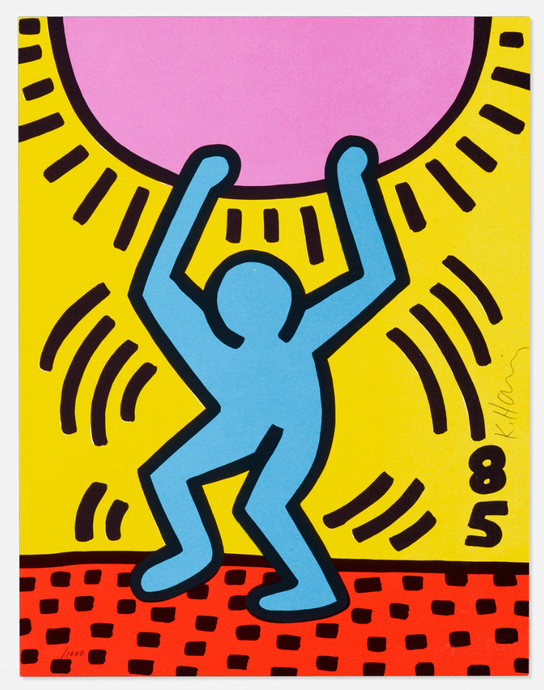 Keith Haring 'International Youth Year' 1985