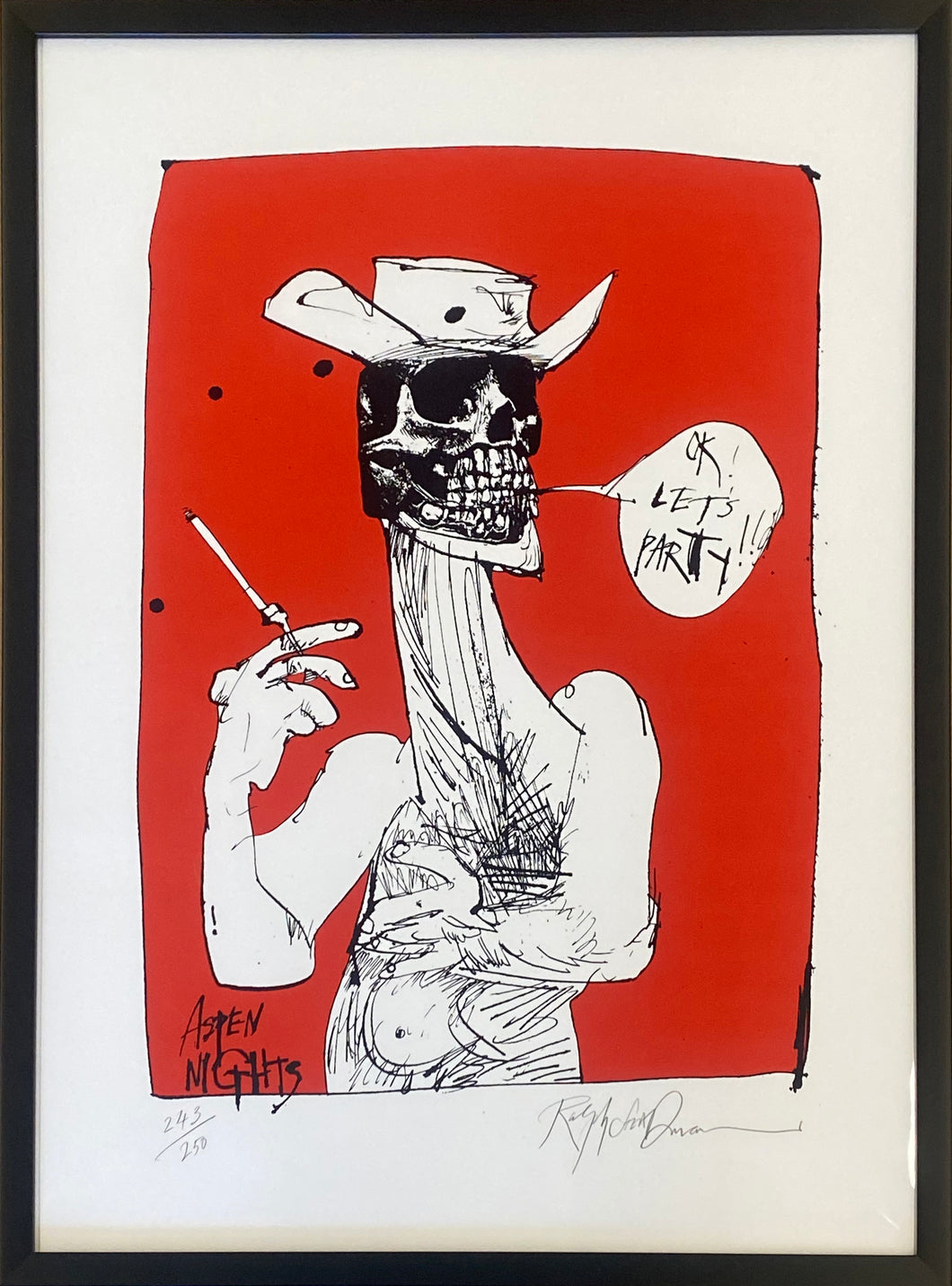 Ralph Steadman 'Lets Party' (Only a Few Left)