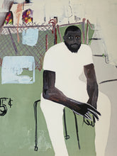 Load image into Gallery viewer, Jammie Holmes &#39;A Self Portrait of an Artist on Narrow Street&#39;