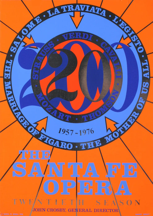 Robert Indiana 'The Santa Fe Opera' 1976