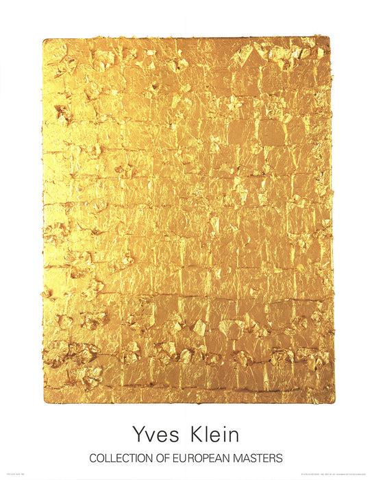 Yves Klein Gold Leaf on Panel, 1994