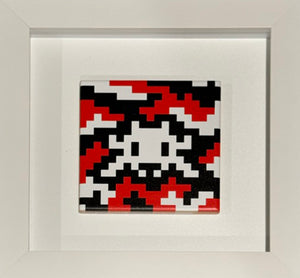 Invader 'Camo Space Tile' (Red)