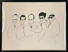 Load image into Gallery viewer, Al Hirschfeld &#39;Sopranos&#39;