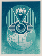 Load image into Gallery viewer, Shepard Fairey &#39;Flint Eye Alert Globe&#39;