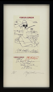 Ralph Steadman 'Historical Document - Hunter Thompson'