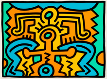 Load image into Gallery viewer, Keith Haring &#39;Growing&#39; (Plate 5)