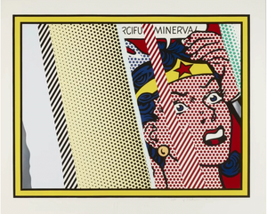 Roy Lichtenstein 'Reflections on Minerva'