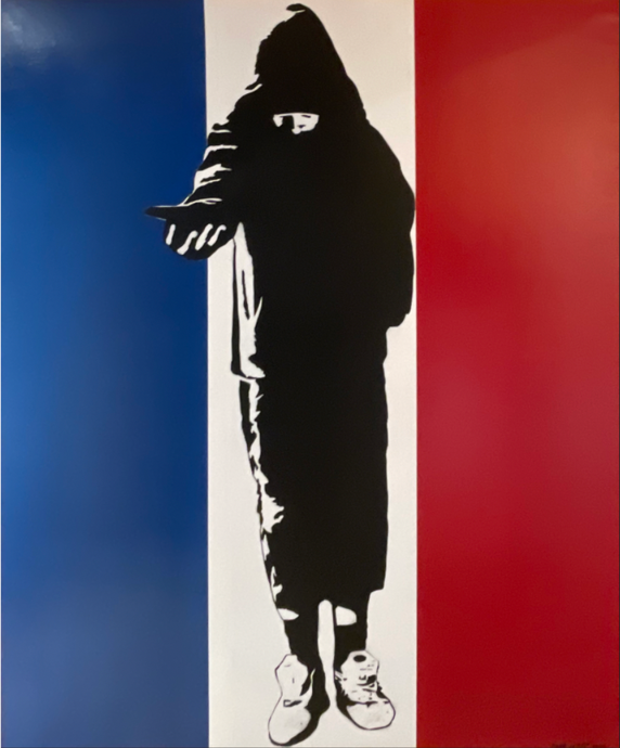 Blek Le Rat 'Homeless in Paris'