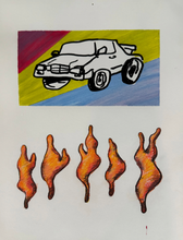 Load image into Gallery viewer, Spencer Harris &#39;Car Flames&#39;