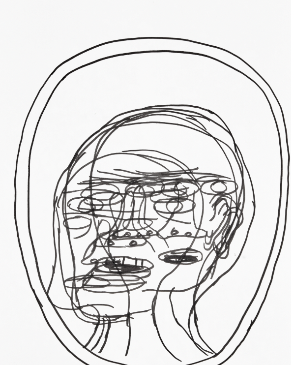 David Shrigley 'Untitled (Reflection)' (Original)