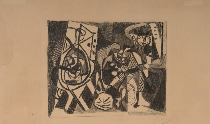 Pablo Picasso 'Scène d'intérieur' (B. 74; Ba. 241; Mourlot XXI)