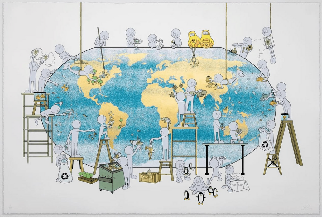 Kai 'Our World' (Gold Leaf)