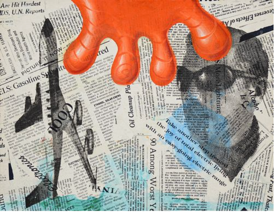 Kenny Scharf '(D.B. Cooper) Recycle' (Original)