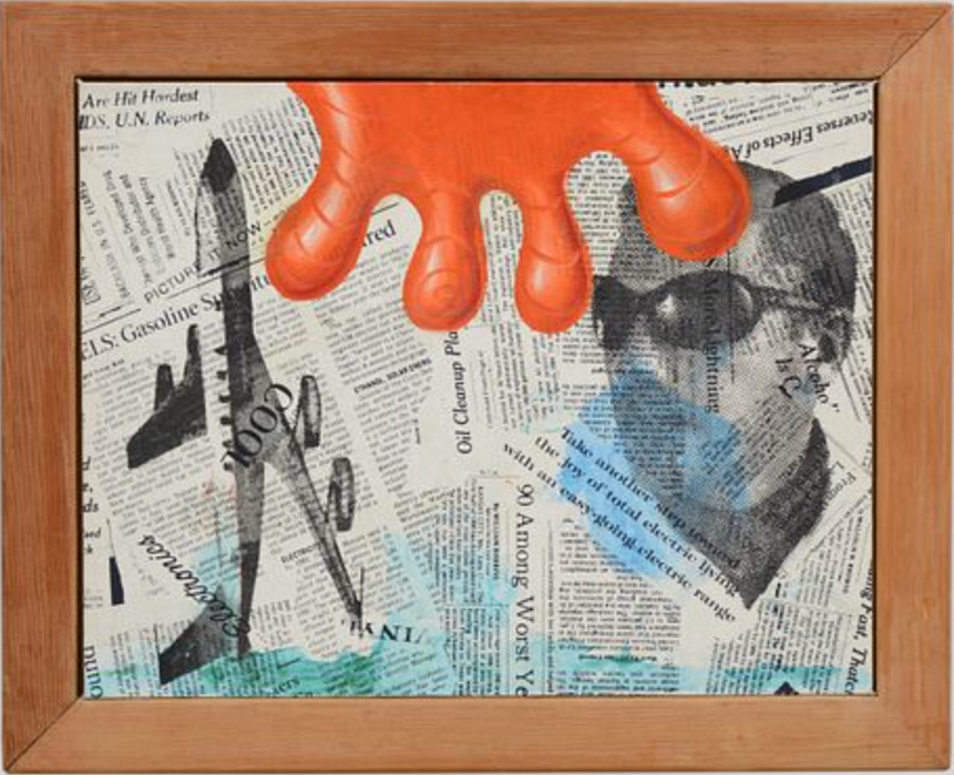 Kenny Scharf '(D.B. Cooper) Recycle' (Original)