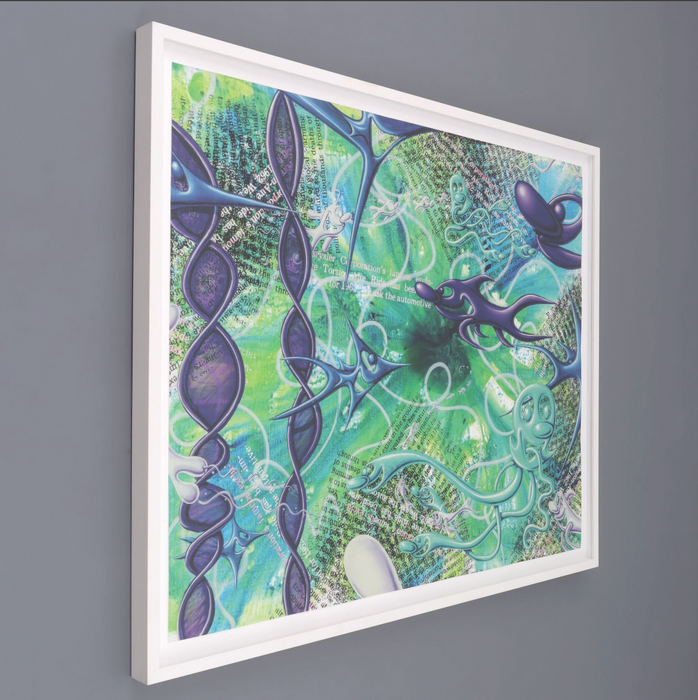 Kenny Scharf 'Kelp Us' (Unique)