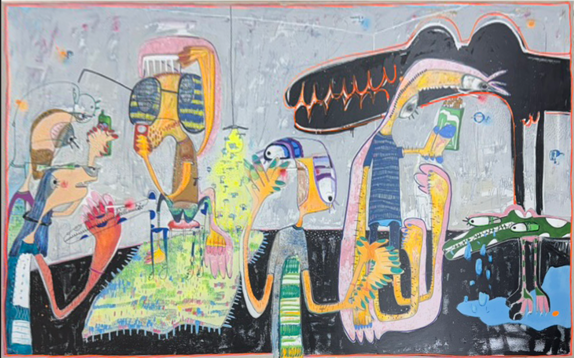 Rafa Macarrón 'Untitled' (Hand Embellished with Remark)