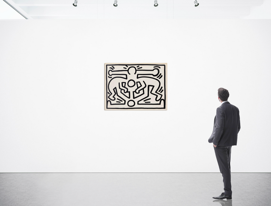 Keith Haring 'Growing' (Plate 2 - State II)