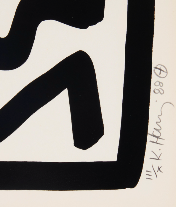 Keith Haring 'Growing' (Plate 3 - State II)