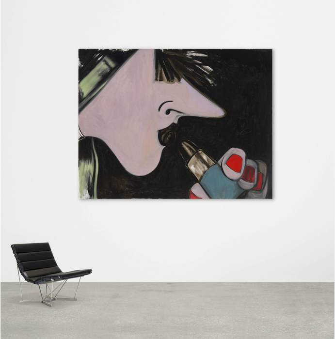 Ellen Berkenblit 'Tartan Vinyl' (Original)