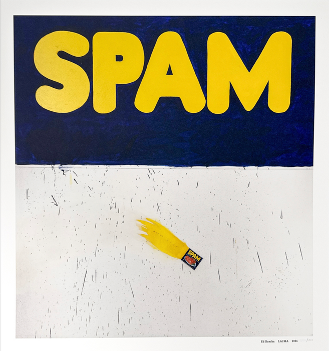 Ed Ruscha 'Actual Size (Spam)'