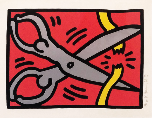 Keith Haring 'Pop Shop III (2)' 1989