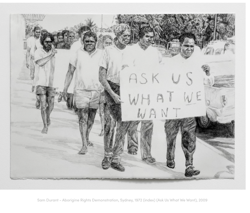 Sam Durant 'Ask Us What WE Want' (Monumental)