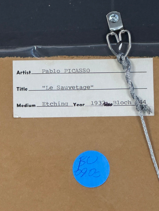 Pablo Picasso 'Le Sauvetage I'