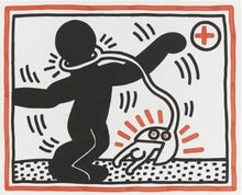 Load image into Gallery viewer, Keith Haring &#39;Untitled (Free South Africa): one plate, 1985&#39;