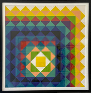 Herbert Bayer 'Chromatic Triangulation II'