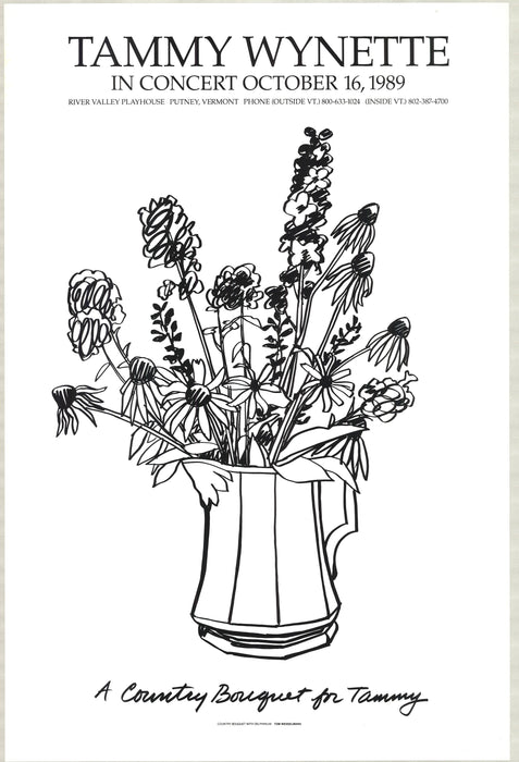 Tom Wesselmann 'Country Bouquet with Delphinium (for Tammy Wynette)' 1989
