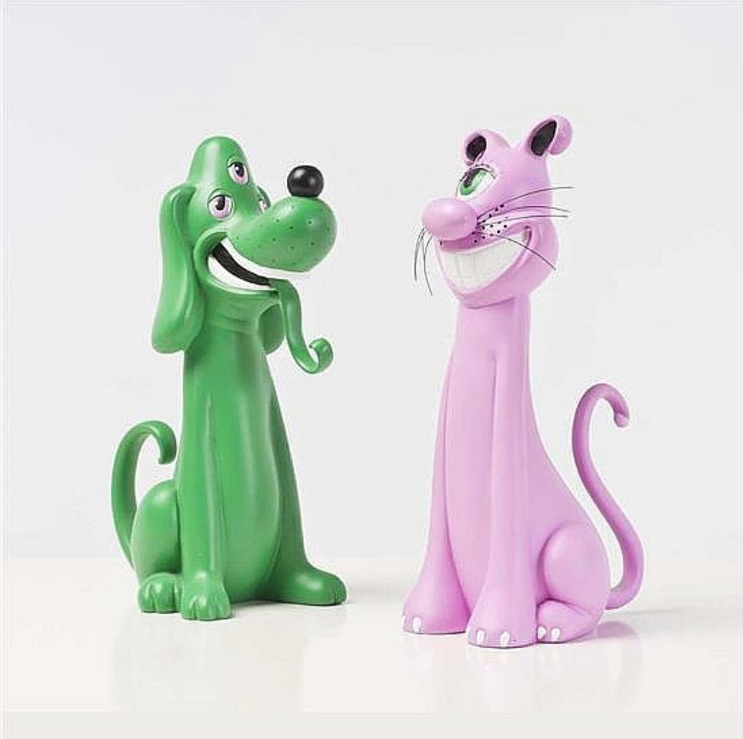 Kenny Scharf 'Dogeyeguy & Cateyeguy'