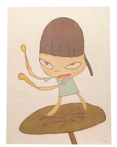 Yoshitomo Nara ‘Marching on a Butterbur Leaf‘