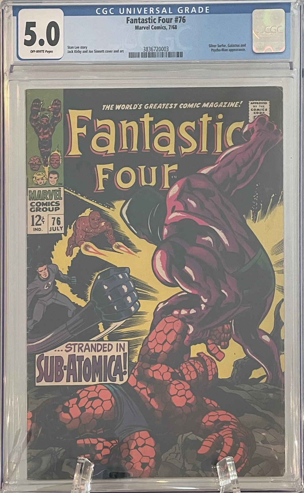 Fantastic Four #76 CGC 5.0