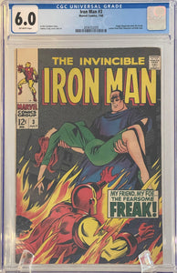 Iron Man #3 CGC 6.0