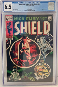 Nick Fury, Agent of SHIELD #10 6.5 CGC