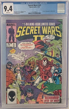 Load image into Gallery viewer, Secret Wars II #5 9.4 CGC