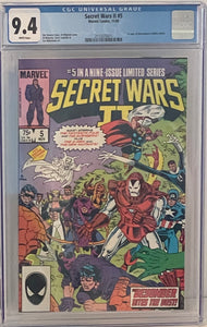 Secret Wars II #5 9.4 CGC