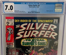 Load image into Gallery viewer, The Silver Surfer #9 7.0 CGC