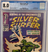 Load image into Gallery viewer, The Silver Surfer #2 8.0 CGC