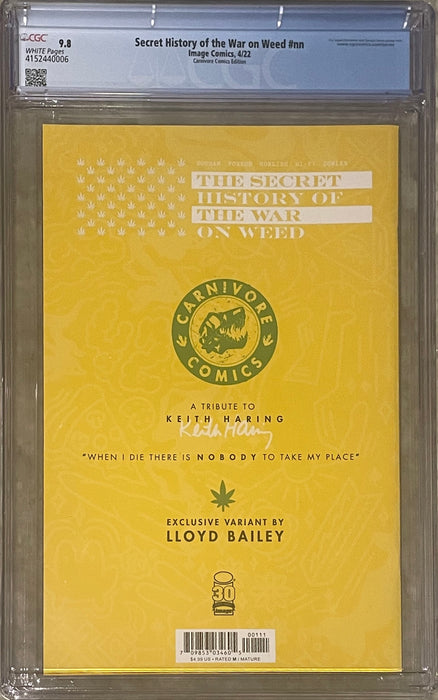 Secret History War on Weed CGC 9.8