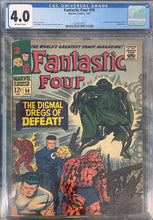 Load image into Gallery viewer, Fantastic Four #58 CGC 4.0