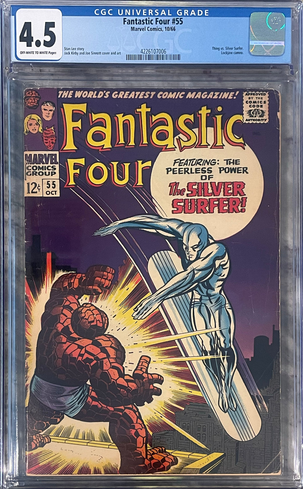 Fantastic Four #55 CGC 4.5