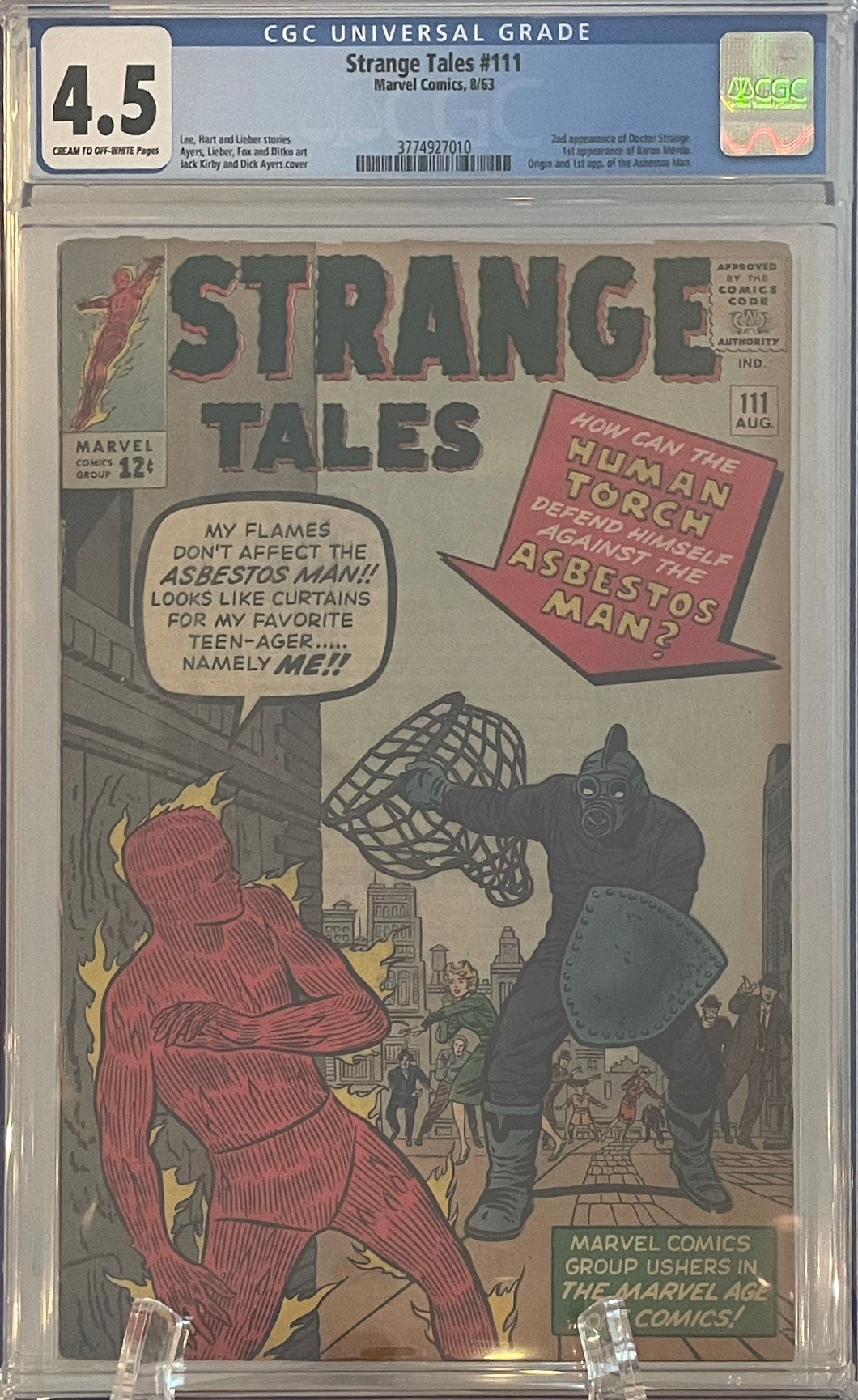 Strange Tales #111 CGC 4.5