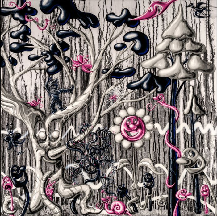 Kenny Scharf 'Furungle' (Black)