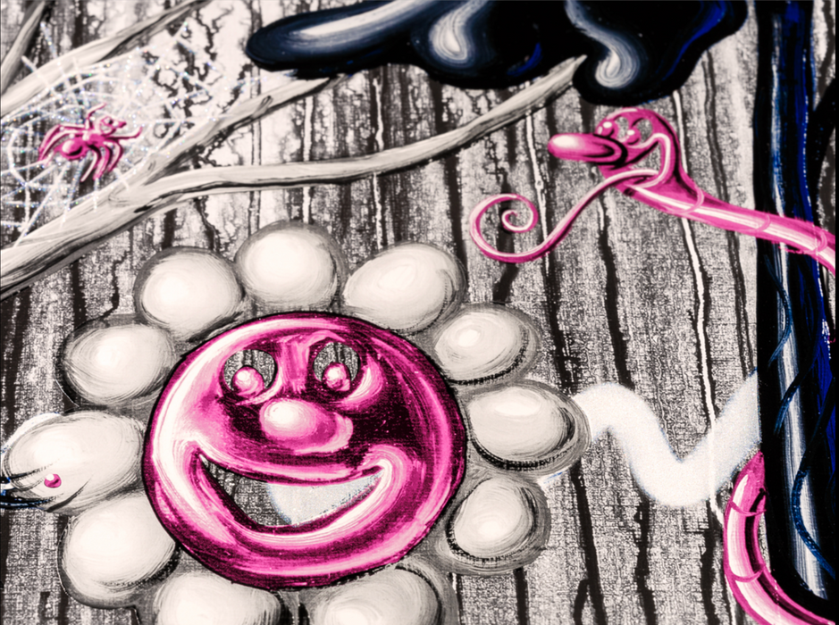 Kenny Scharf 'Furungle' (Black)